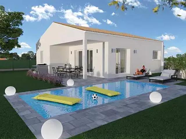 Breuillet 17920 Achat / Vente maison 4 pièces t4 jardin