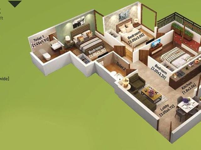 Breez Global Heights 89 3 Bedroom 1100 Sq. Ft. Apartment in Sector 89 Gurgaon Listing ID: #10349