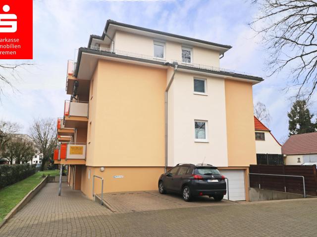 Bremen Huchting: Barrierefreie 3 Zimmer Wohnung mit Tiefgaragenstellplatz und Süd Balkon