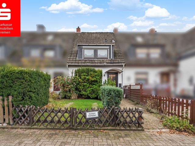 Bremen Oslebshausen: Gepflegtes Reihenmittelhaus für die kleine Familie
