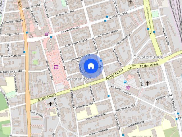 Bremerhaven Geestemünde / Sanierte 3 Zimmer Wohnung mit West Balkon