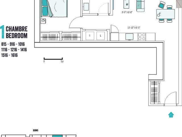 BRiX MTL 1 Bed 1 Bath B27 [object Promise] for Rent