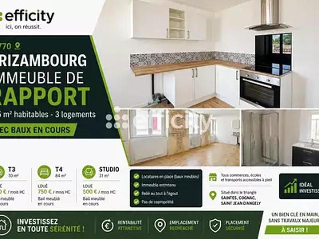 Brizambourg 17770 Achat / Vente immeuble