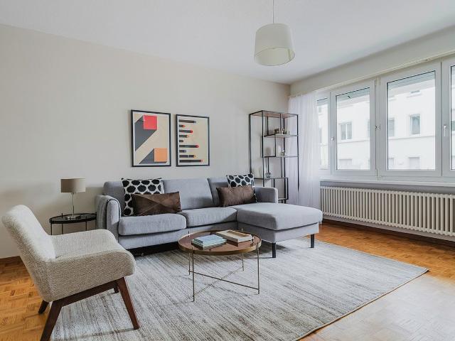 Bright 3 Bedroom Furnished Apartment in Enge, Zurich Amsterdam Apartments for Rent