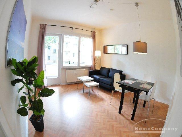 Bright 3 room flat with balcony in Berlin Wilmersdorf, furnished