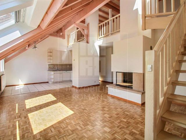 Bright 4.5 room duplex in the centre of the village