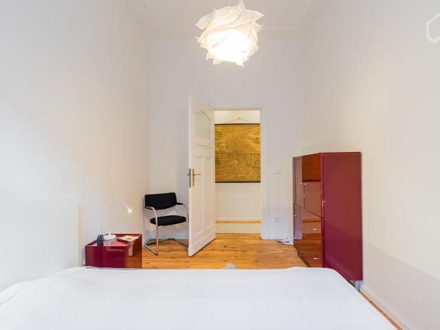 Bright and modern, recently refurbished quiet Altbau apartment in Berlin Mitte Moabit / Westphalian Quarter, Berlin Amsterdam Apartments for Rent
