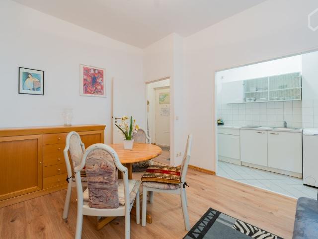 Bright and quiet 2 room Altbau apartment with balcony to the green area near S Bahn and FU, Berlin Amsterdam Apartments for Rent