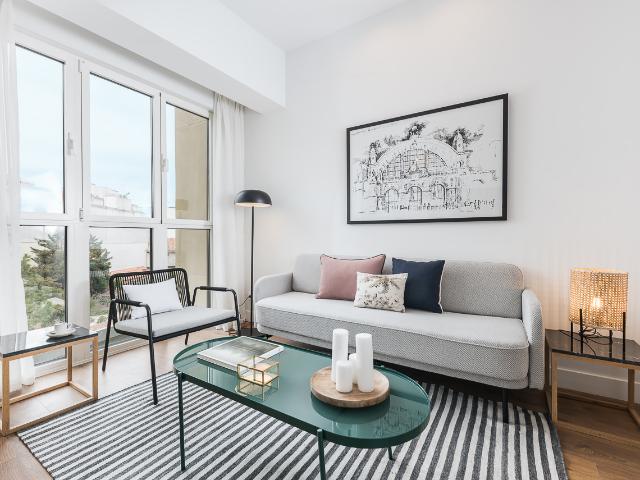 Bright one bedroom apartment in a renovated building