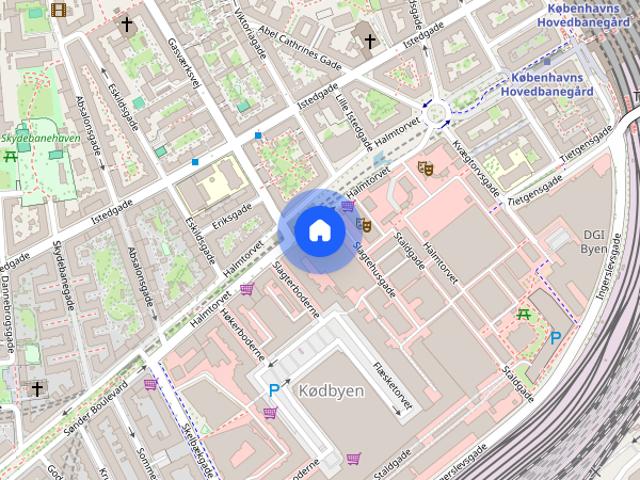 Bright large room for rent / Vesterbro