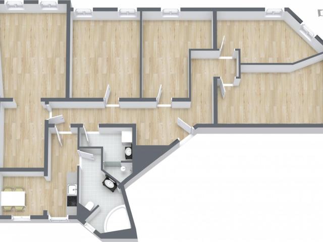 Bright single bedroom in Kreuzberg