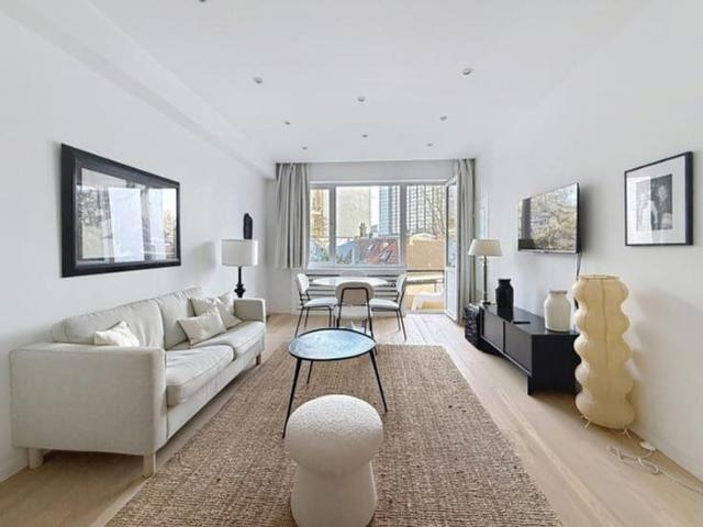 Bright studio with balcony