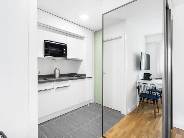 Bright Studio with Lake View in Sallaz, Lausanne, Lausanne Amsterdam Apartments for Rent