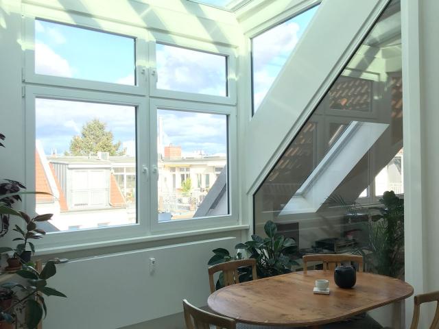 Bright top floor flat with large terrace in Moabit – perfect for a couple, Berlin Amsterdam Apartments for Rent