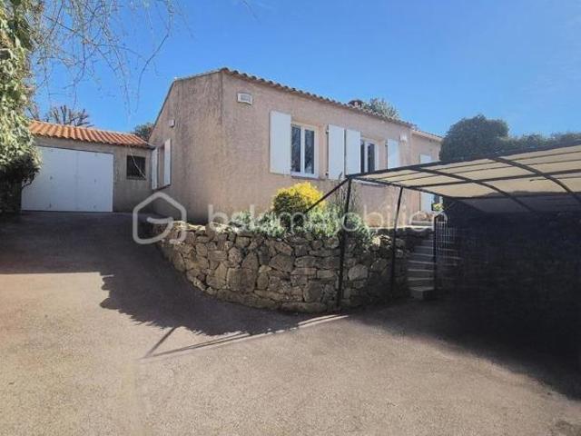 BRIGNOLES VILLA 85 M² PARCELLE 525 M² PLAIN PIED GARAGE QUARTIER CALME ET RESIDENTIEL