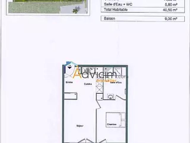 Bruyères le Châtel 91680 Location appartement 2 pièces t2