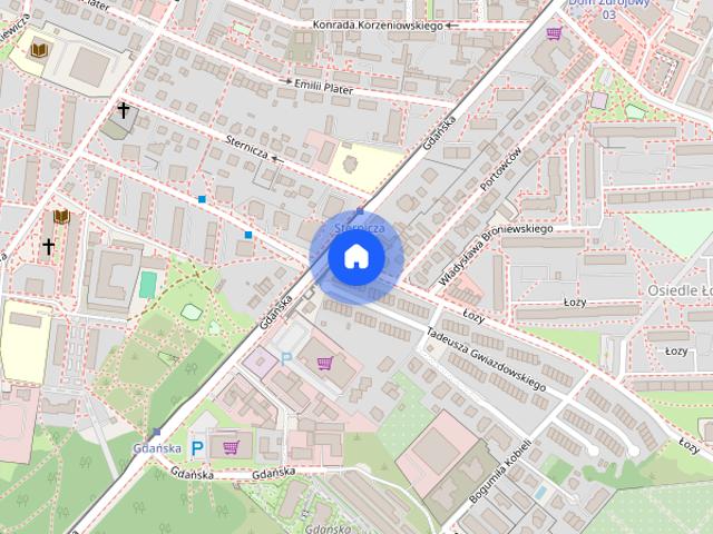 Brzeźno | 4 pokoje | Parking |Tramwaj przy budynku
