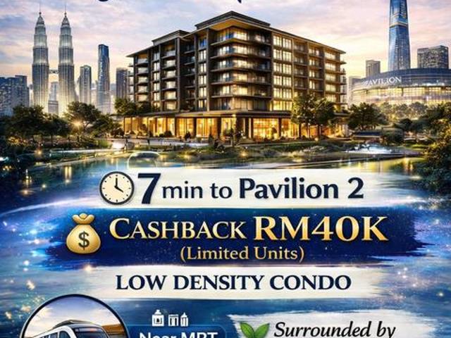 Bumi Entitled CASHBACK Hilltop Near MRT Serdang Freehold Full Loan