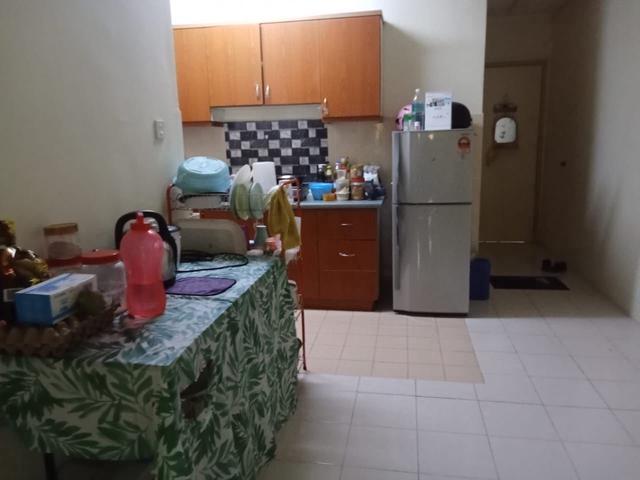 BUMI 1st floor kitchen cabinet Dahlia Apartment Taman Bunga Raya
