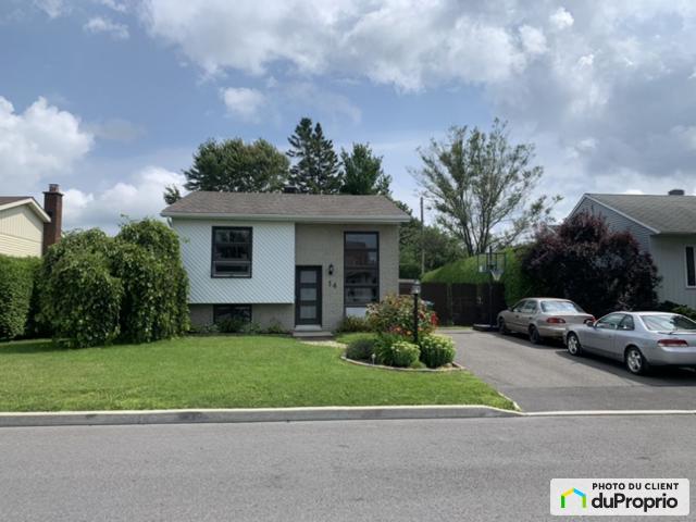 Bungalow à vendre St Jean sur Richelieu St Luc 4 chambres #1095