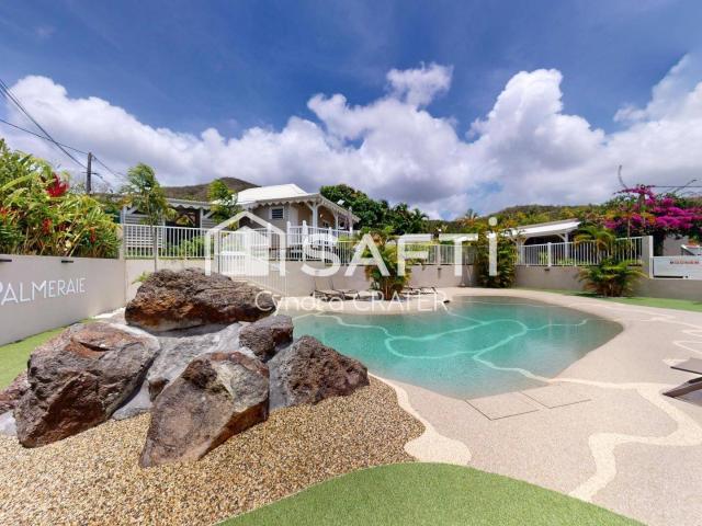 Bungalow dans résidence de charme, piscine lagon