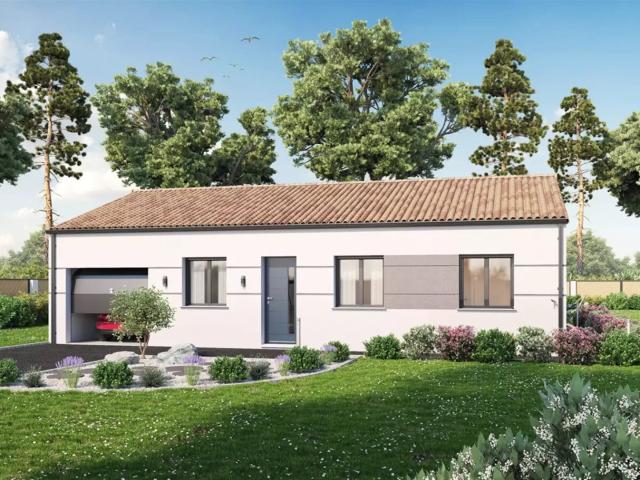 Bungalow de 3 Chambres Neuf avec Garage Intégré — Réaumur, V. 85m² Réaumur