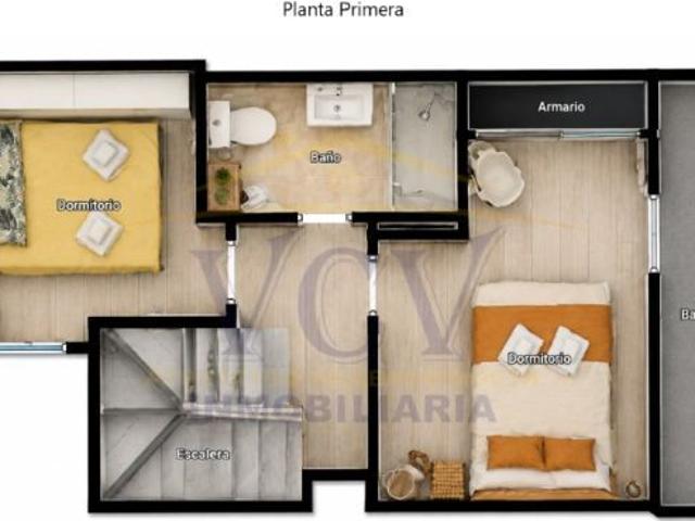 Bungalow en Gran Alacant, amplias terrazas y urbanización con piscina
