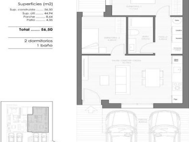BUNGALOW EN PLANTA BAJA Y GARAJE EN BENEJÚZAR