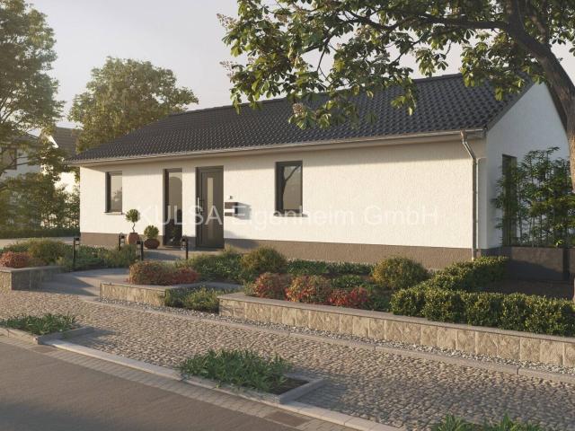 Moderner Bungalow mit Satteldach zeitlos und elegant. Massivhaus in Gerstungen
