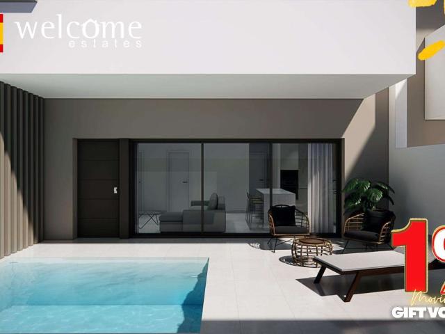 Bungalows de nueva construcción en venta en Pilar de la Hora. 48m² Pilar de la Horadada