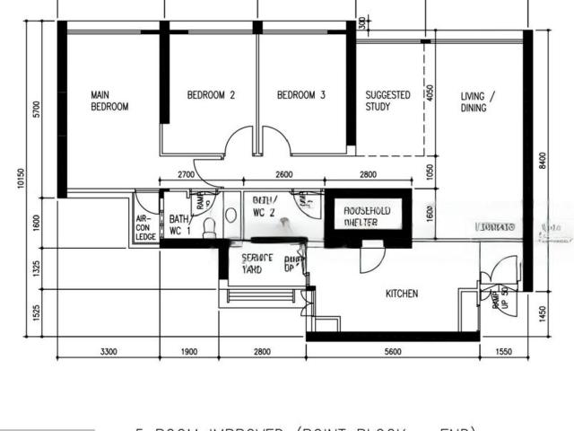 Buona Vista Court Queenstown, HDB 5 Rooms
