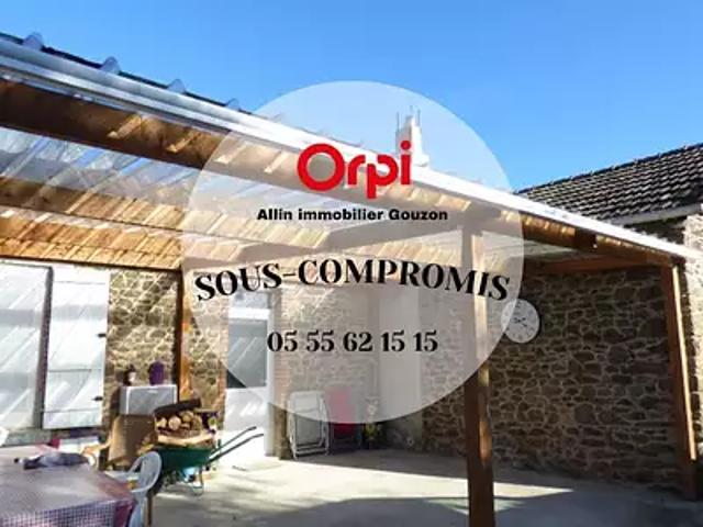 Budelière 23170 Achat / Vente maison 4 pièces t4 jardin terrasse