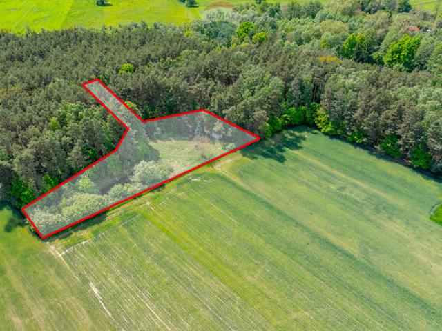 Budowlana 2300 m² ze stawem i zielenią