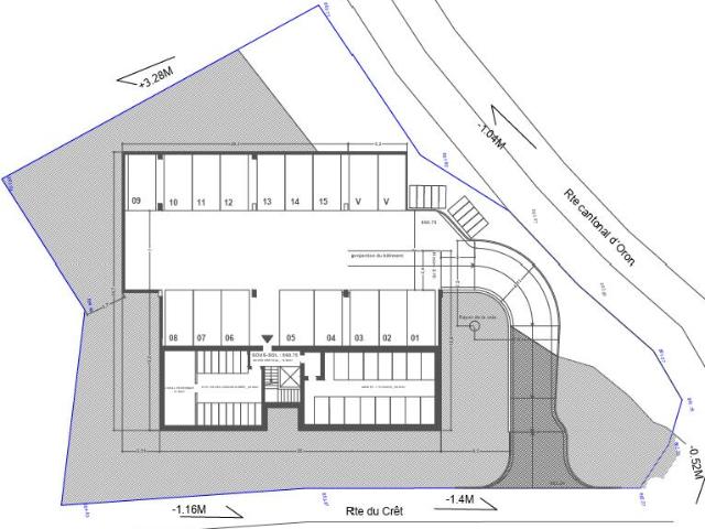 Building lot with 3.5 rooms on sale in Vuisternens devant Romont 15 m² | dreamo. Ch