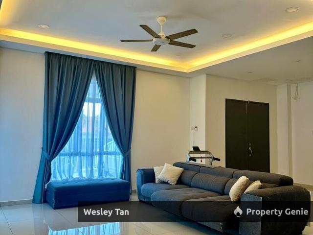 Bukit Baru Murni 2 Storey Semi D Fitted & Furnished 24hrs Gated & Guarded Facing Field Extra Greenery View with Parking