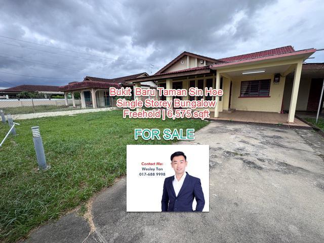 Bukit Baru Freehold Single Storey Bungalow Tmn Sin Hoe For Sale