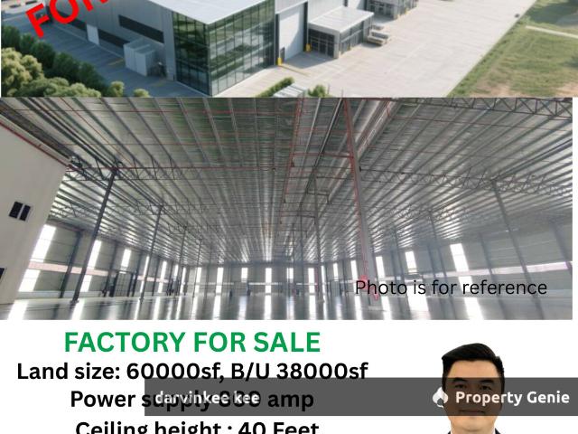 BUKIT BERUNTUNG FACTORY FOR SALE