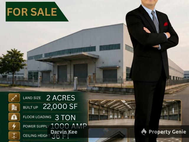 BUKIT BERUNTUNG FREEHOLD HEAVY INDUSTRIAL FACTORY FOR SALE