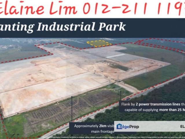 Bukit Changgang Banting工业地皮出售Freehold Industrial Land For Sale. Guarded Community, CLQ available, 7 Major Highways connectivity
