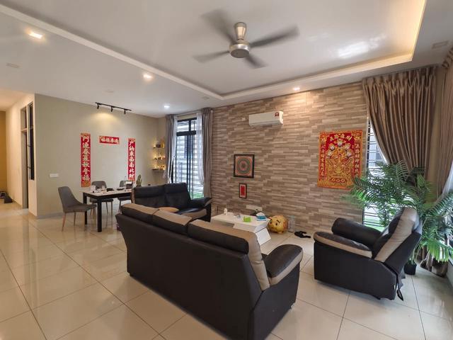 bukit indah garden villas double storey cluster for rent