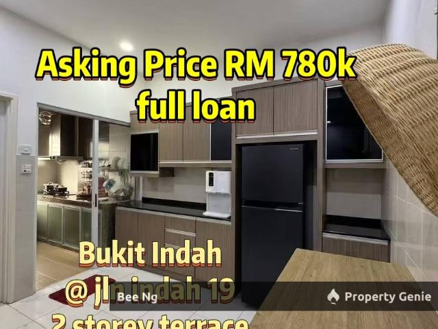Bukit Indah / Jalan Indah 19 / 2 Storey Terrace / Renovated / Full Loan