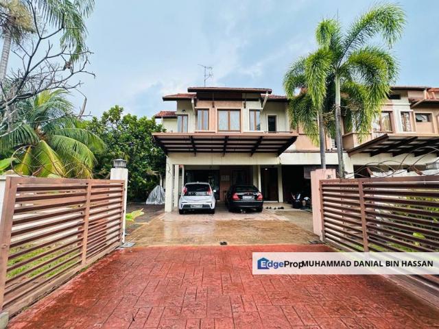 Facing Open Huge Corner Lot Superlink 2 Storey Terrace Lagenda 2 Jalan Teratak Bukit Jelutong Shah Alam
