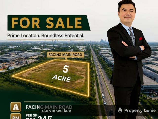 BUKIT JELUTONG INDUSTRIAL LAND FOR SALE