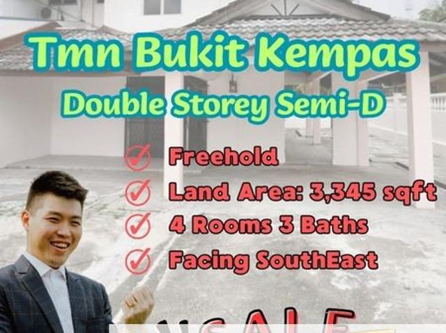 Bukit Kempas Double Storey Semi D For Sale Near Taman Anggerik, Impian Emas, Kempas Baru, Setia Tropika, Kempas Indah, Kempas Utama, Kempas, Skudai