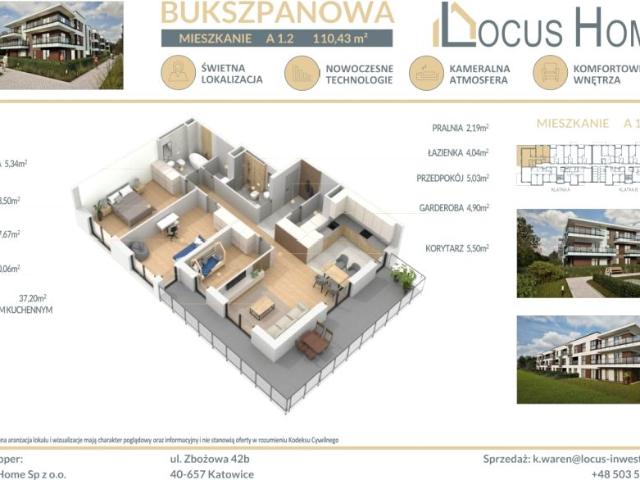 Bukszpanowa 110 m², Katowice
