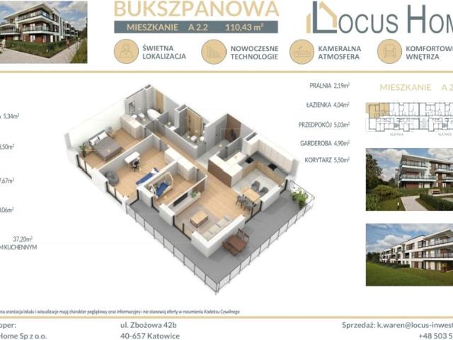 Bukszpanowa 110 m², Katowice