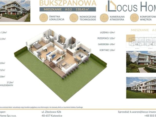 Bukszpanowa 110 m², Katowice