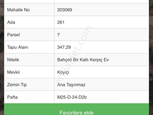 Burdur Bucak Taşyayla Ky De Müstakil Satılık Ev