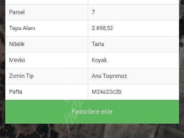 BURDUR MERKEZ İLYAS KÖYÜNDE SATILIK TARLA