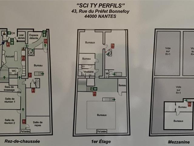 Bureaux à vendre Nantes centre Proche transports en commun